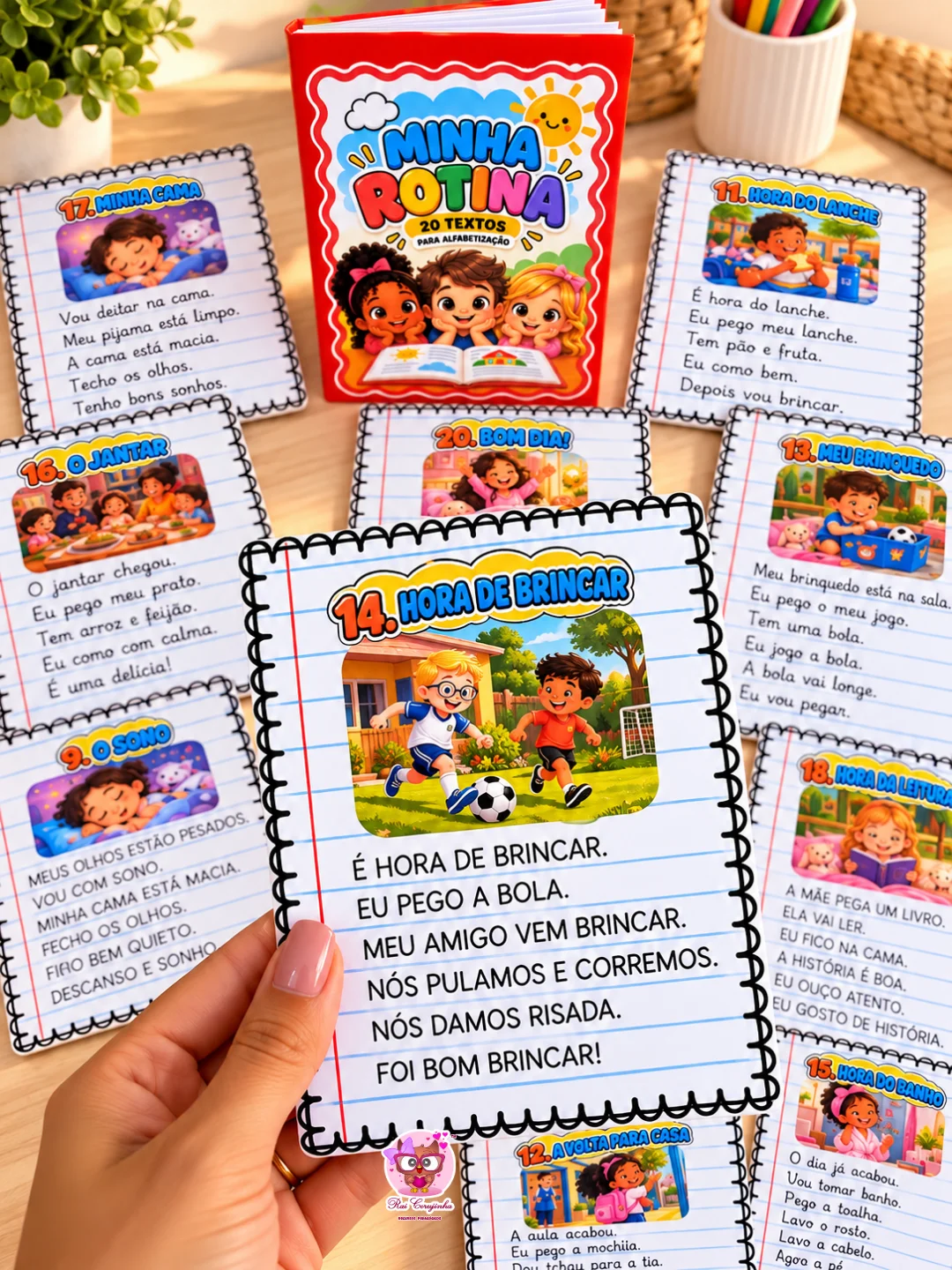TEXTINHOS: MINHA ROTINA – ALFABETIZAÇÃO 1 TEXTINHOS: MINHA ROTINA – ALFABETIZAÇÃO