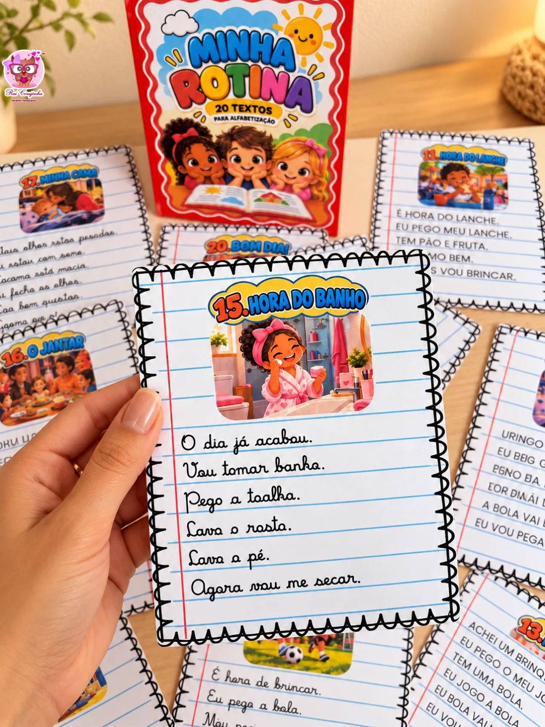 TEXTINHOS: MINHA ROTINA – ALFABETIZAÇÃO 3 TEXTINHOS: MINHA ROTINA – ALFABETIZAÇÃO