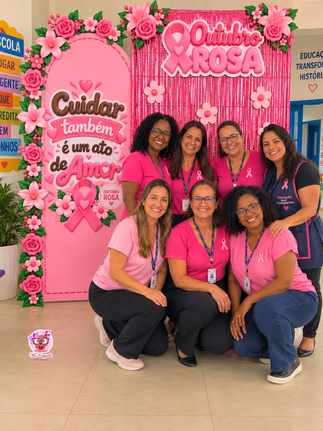 PAINEL OUTUBRO ROSA - CUIDAR TAMBÉM É UM ATO DE AMOR 7 PAINEL OUTUBRO ROSA - CUIDAR TAMBÉM É UM ATO DE AMOR