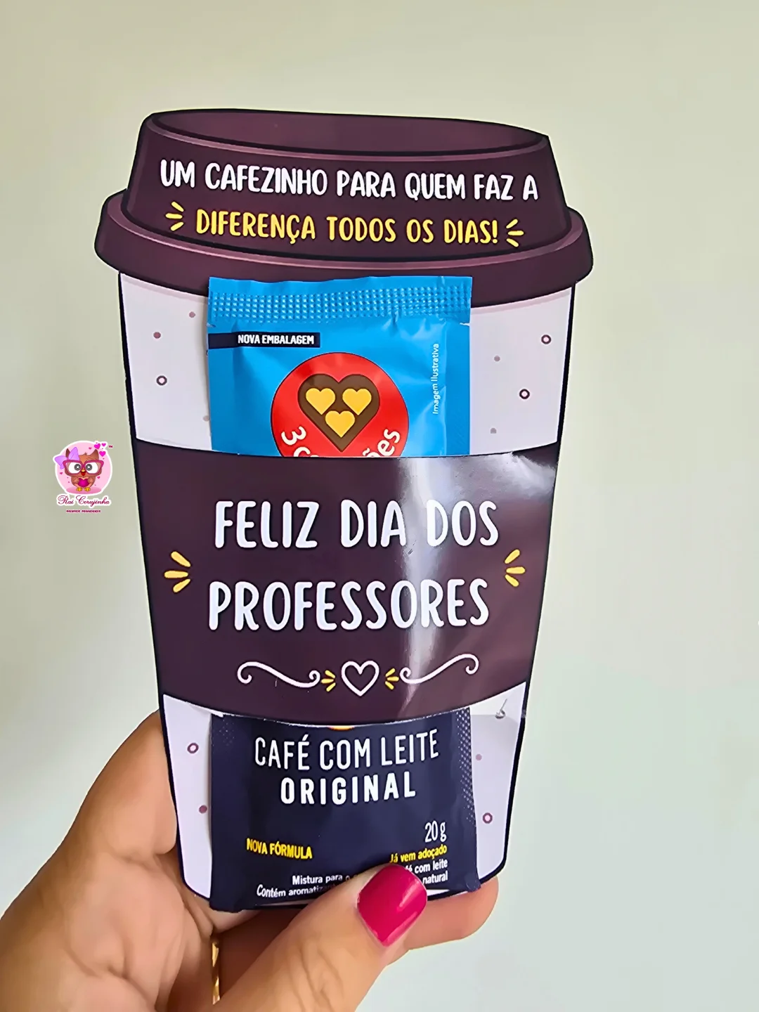 LEMBRANCINHA PARA SACHÊ – DIA DOS PROFESSORES 4 LEMBRANCINHA PARA SACHÊ – DIA DOS PROFESSORES