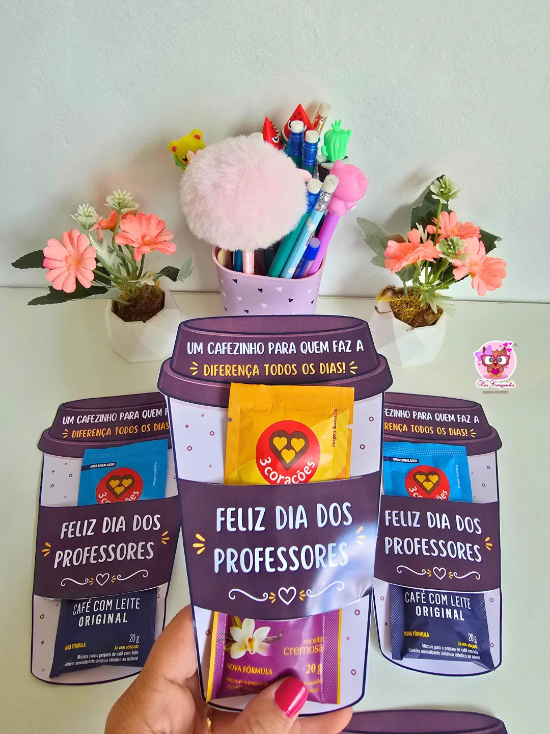 LEMBRANCINHA PARA SACHÊ – DIA DOS PROFESSORES 3 LEMBRANCINHA PARA SACHÊ – DIA DOS PROFESSORES