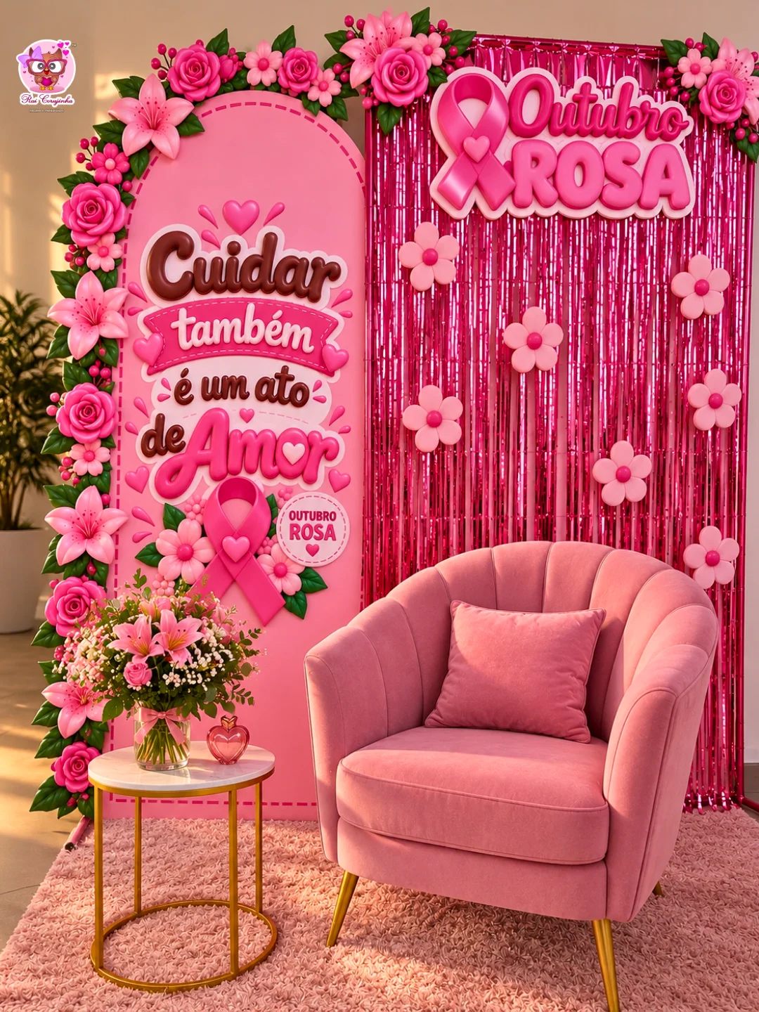 PAINEL OUTUBRO ROSA - CUIDAR TAMBÉM É UM ATO DE AMOR 6 PAINEL OUTUBRO ROSA - CUIDAR TAMBÉM É UM ATO DE AMOR