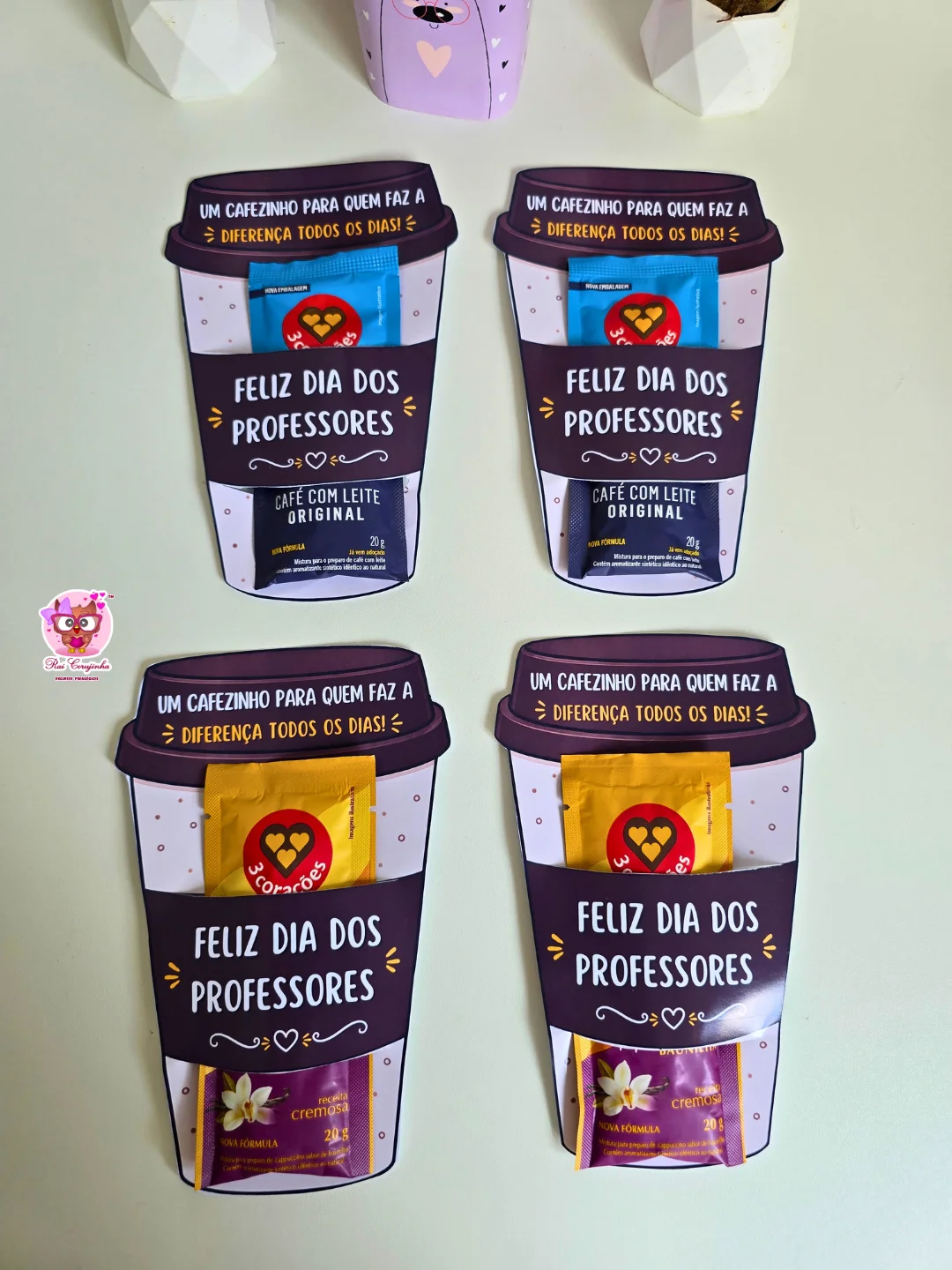 LEMBRANCINHA PARA SACHÊ – DIA DOS PROFESSORES 2 LEMBRANCINHA PARA SACHÊ – DIA DOS PROFESSORES