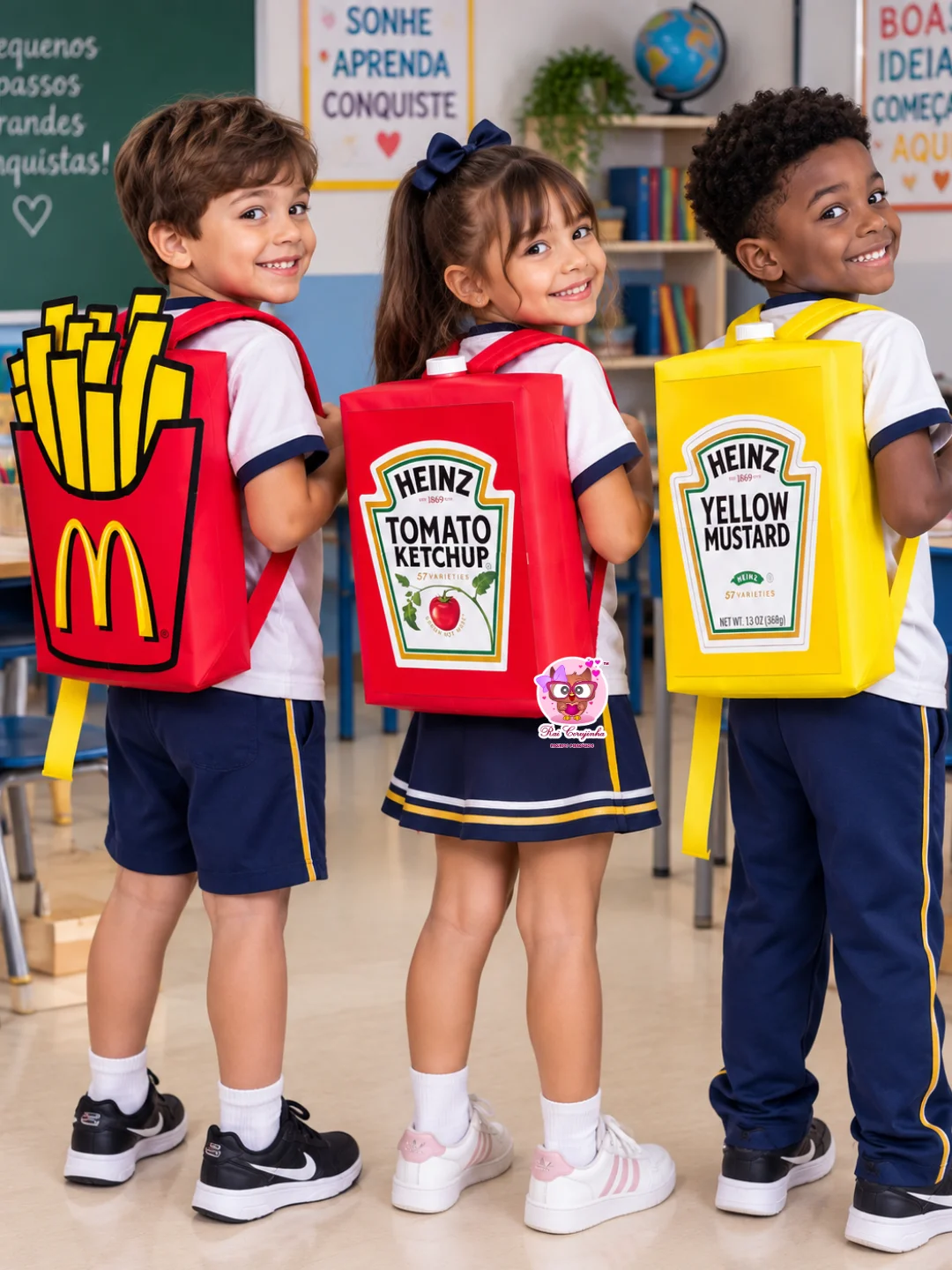 MOCHILA MALUCA FAST FOOD 9 MOCHILA MALUCA FAST FOOD
