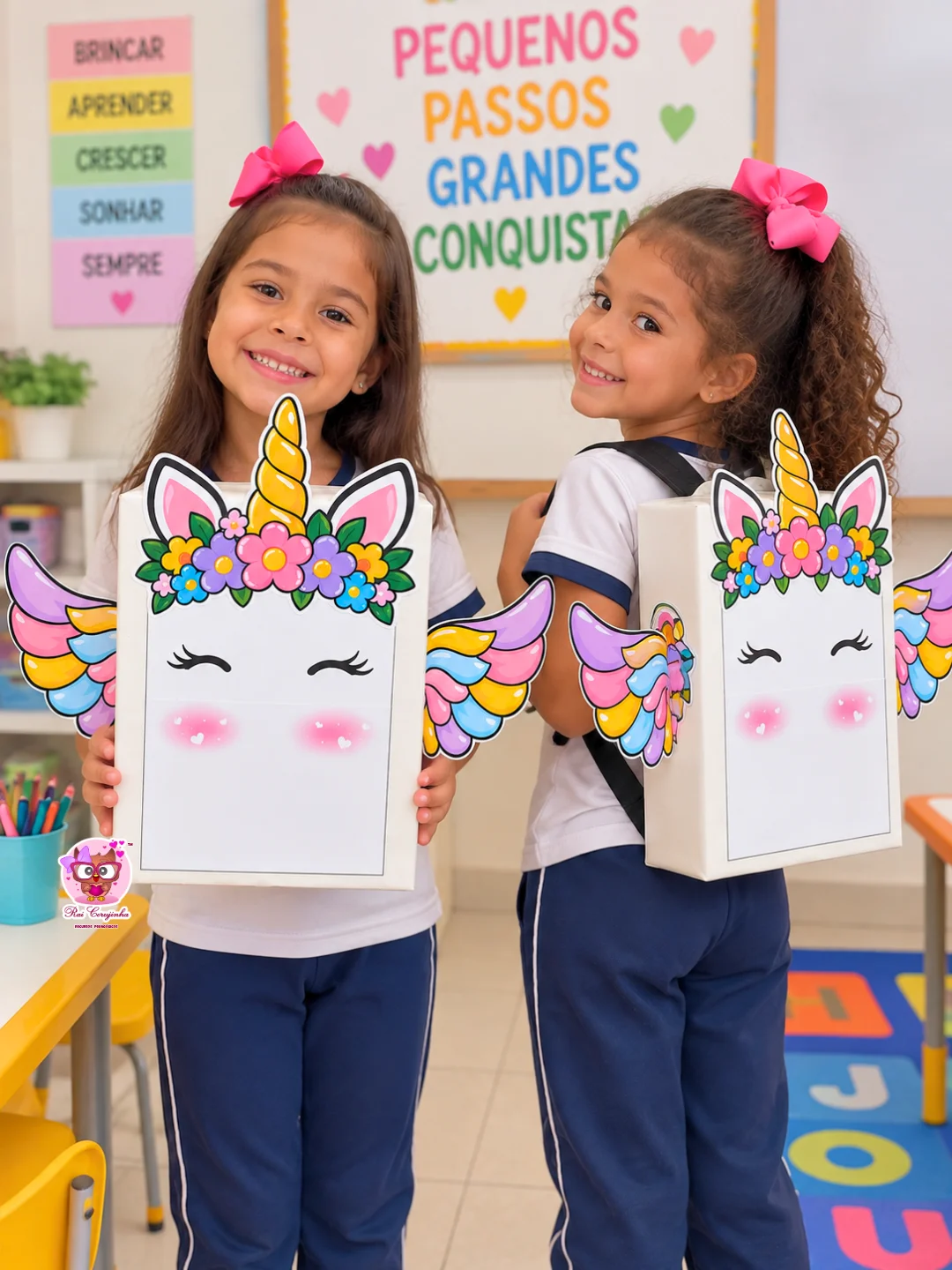 MOCHILA MALUCA UNICÓRNIO 2 MOCHILA MALUCA UNICÓRNIO