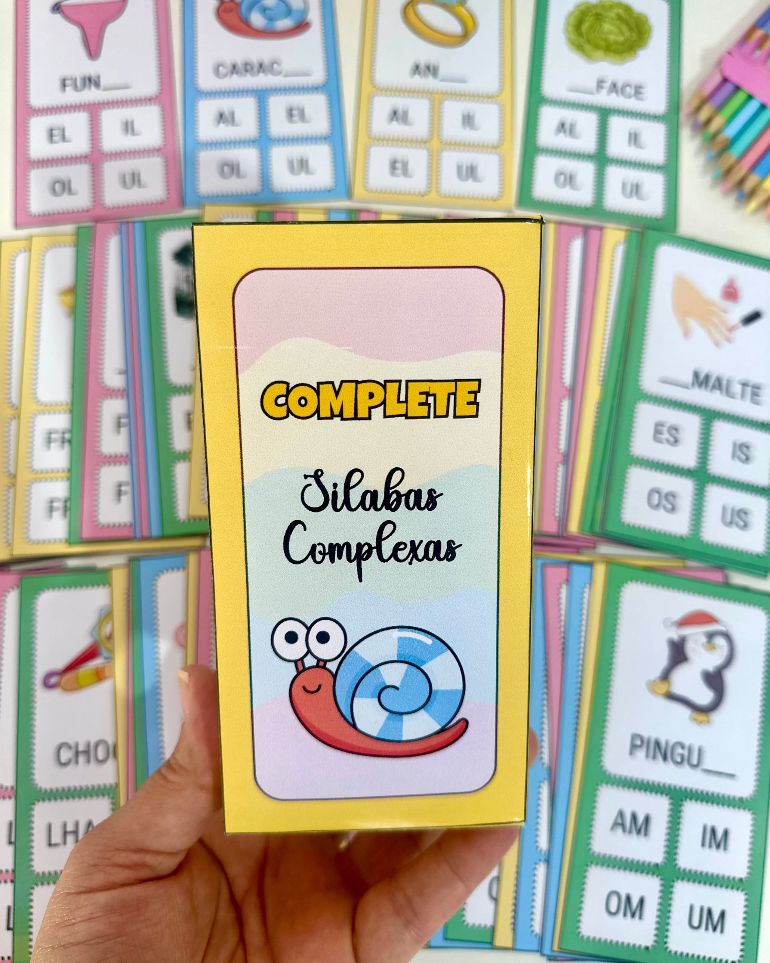 Complete - Sílabas Complexas 1 Complete - Sílabas Complexas