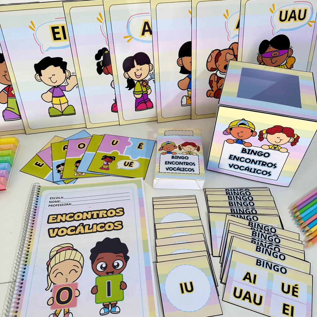 Rai Corujinha Recursos 20 Kit Encontros Vocálicos