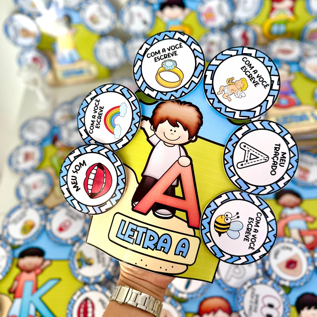 Rai Corujinha Recursos 22 Luvas do Alfabeto