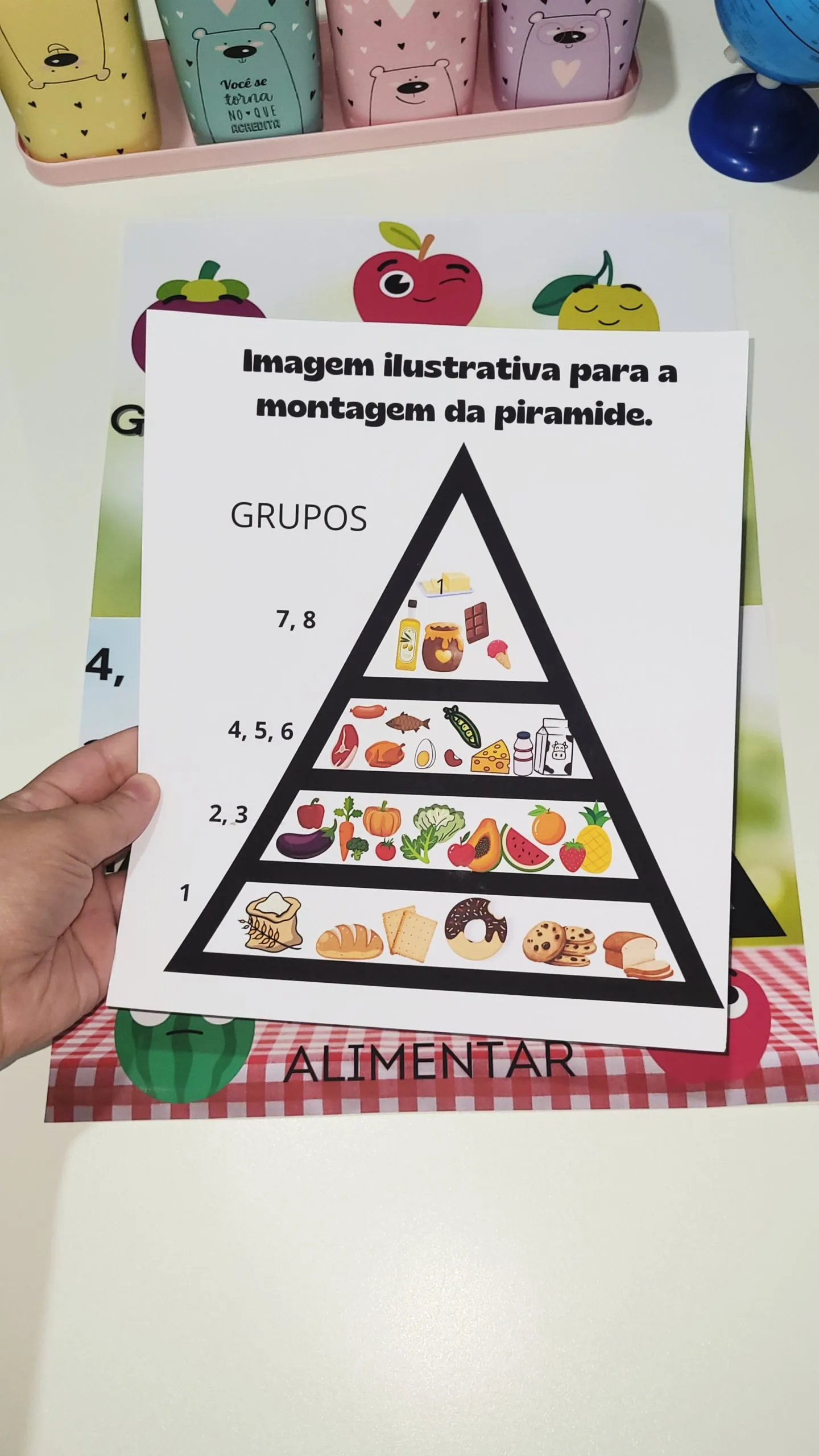 PIRÂMIDE ALIMENTAR 2 PIRÂMIDE ALIMENTAR - Imagem 2