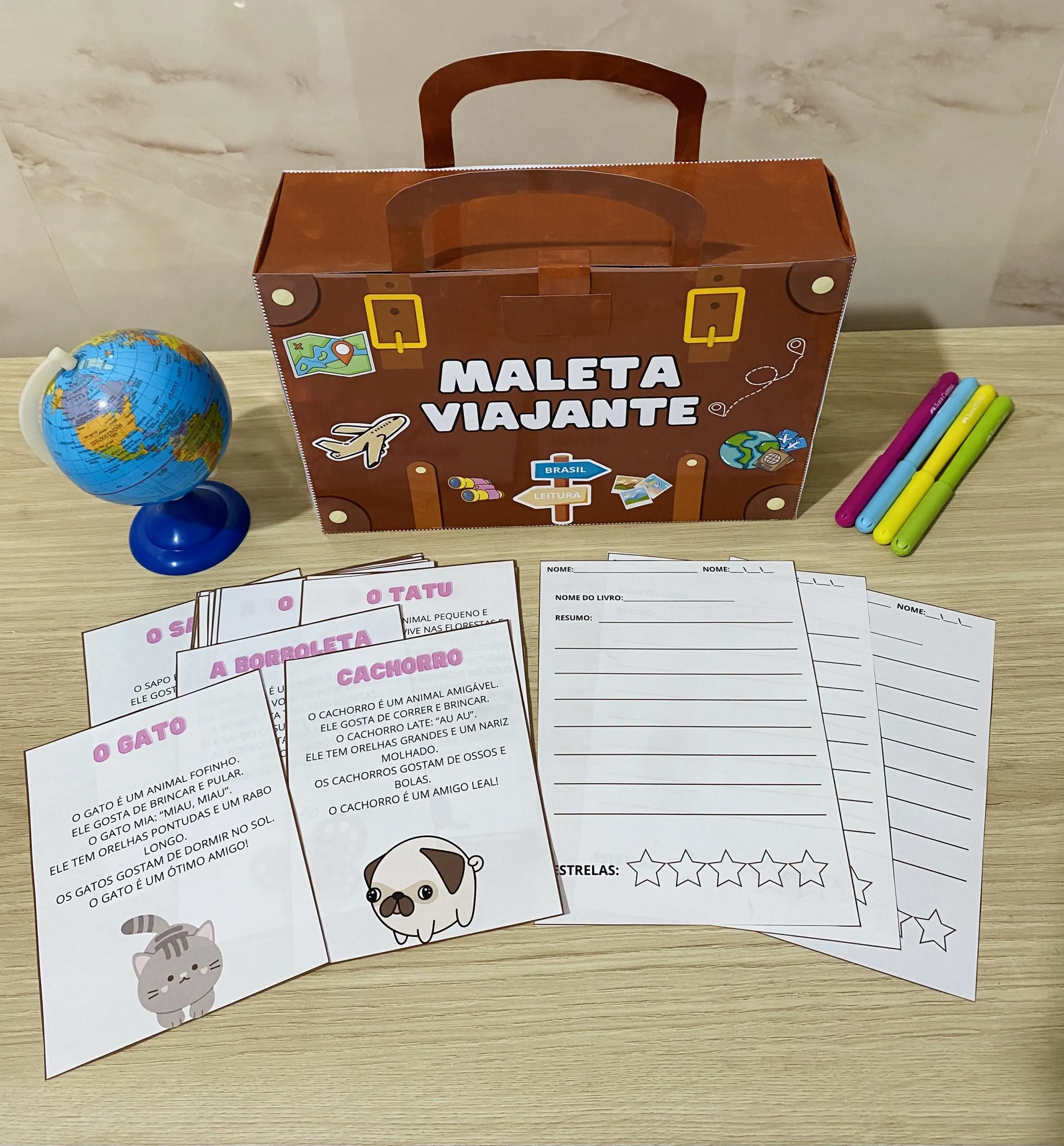 Maleta Viajante para Imprimir PDF – Projeto de Leitura em Família | Educação Infantil 1 Maleta Viajante para Imprimir PDF – Projeto de Leitura em Família | Educação Infantil – PDF para imprimir