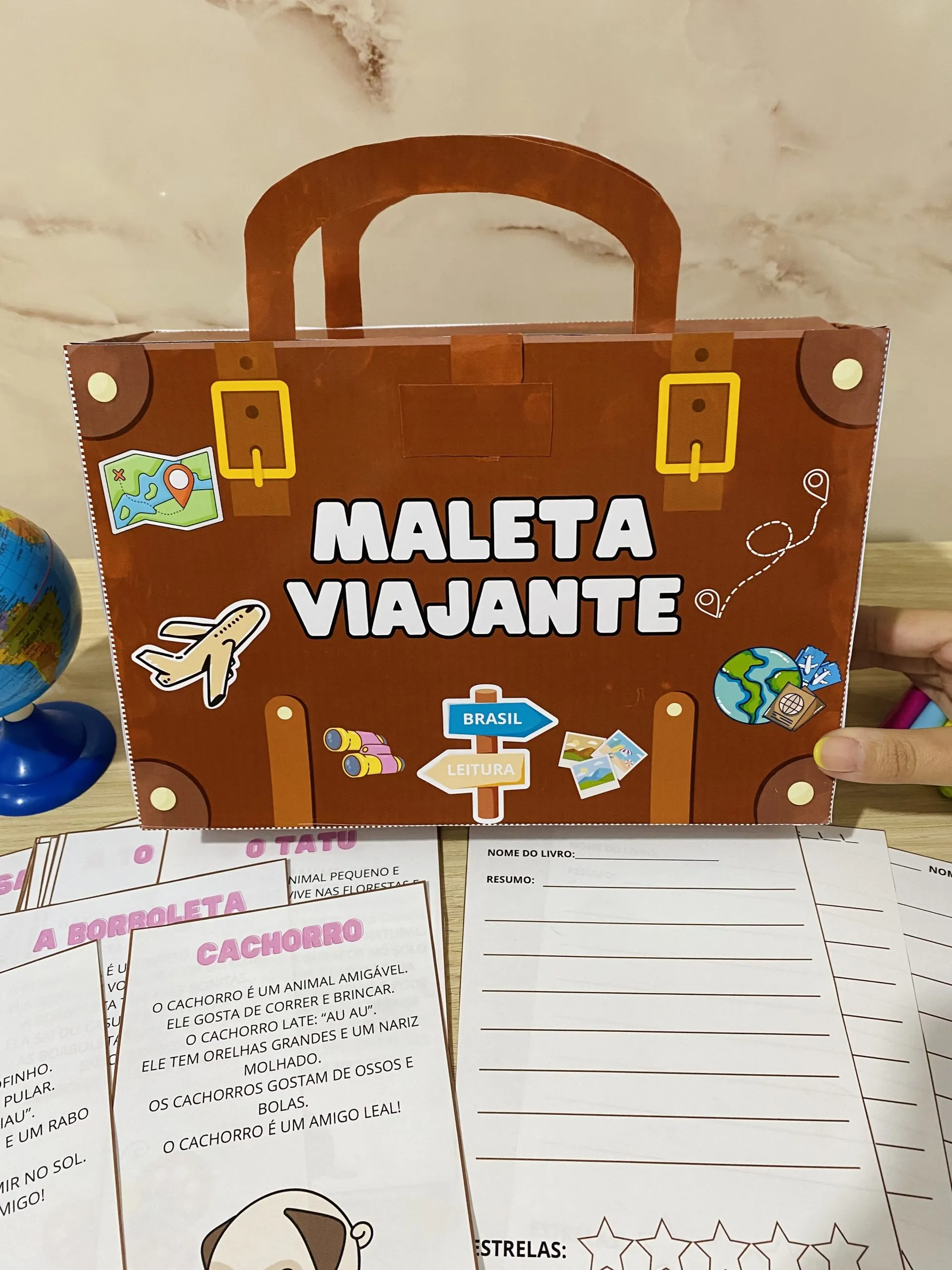 Maleta Viajante para Imprimir PDF – Projeto de Leitura em Família | Educação Infantil 3 Maleta Viajante para Imprimir PDF – Projeto de Leitura em Família | Educação Infantil - Imagem 3