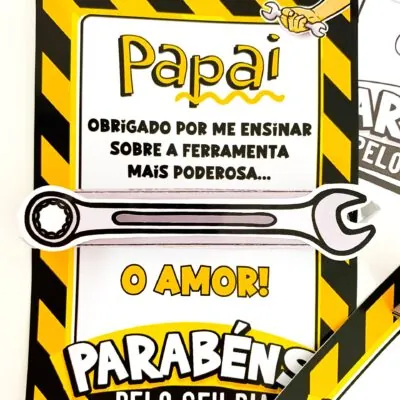 Rai Corujinha Recursos 28 CARTÃO DIA DOS PAIS - FERRAMENTAS