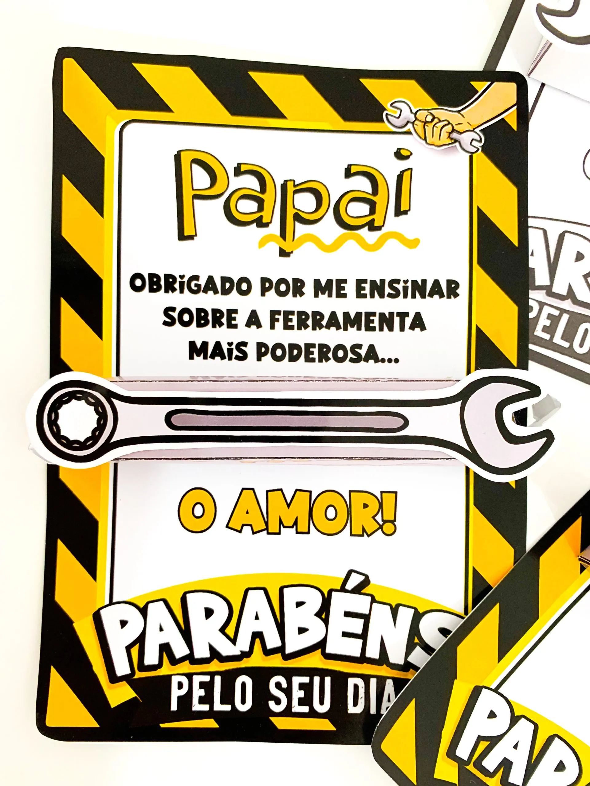 CARTÃO DIA DOS PAIS - FERRAMENTAS 1 CARTÃO DIA DOS PAIS - FERRAMENTAS