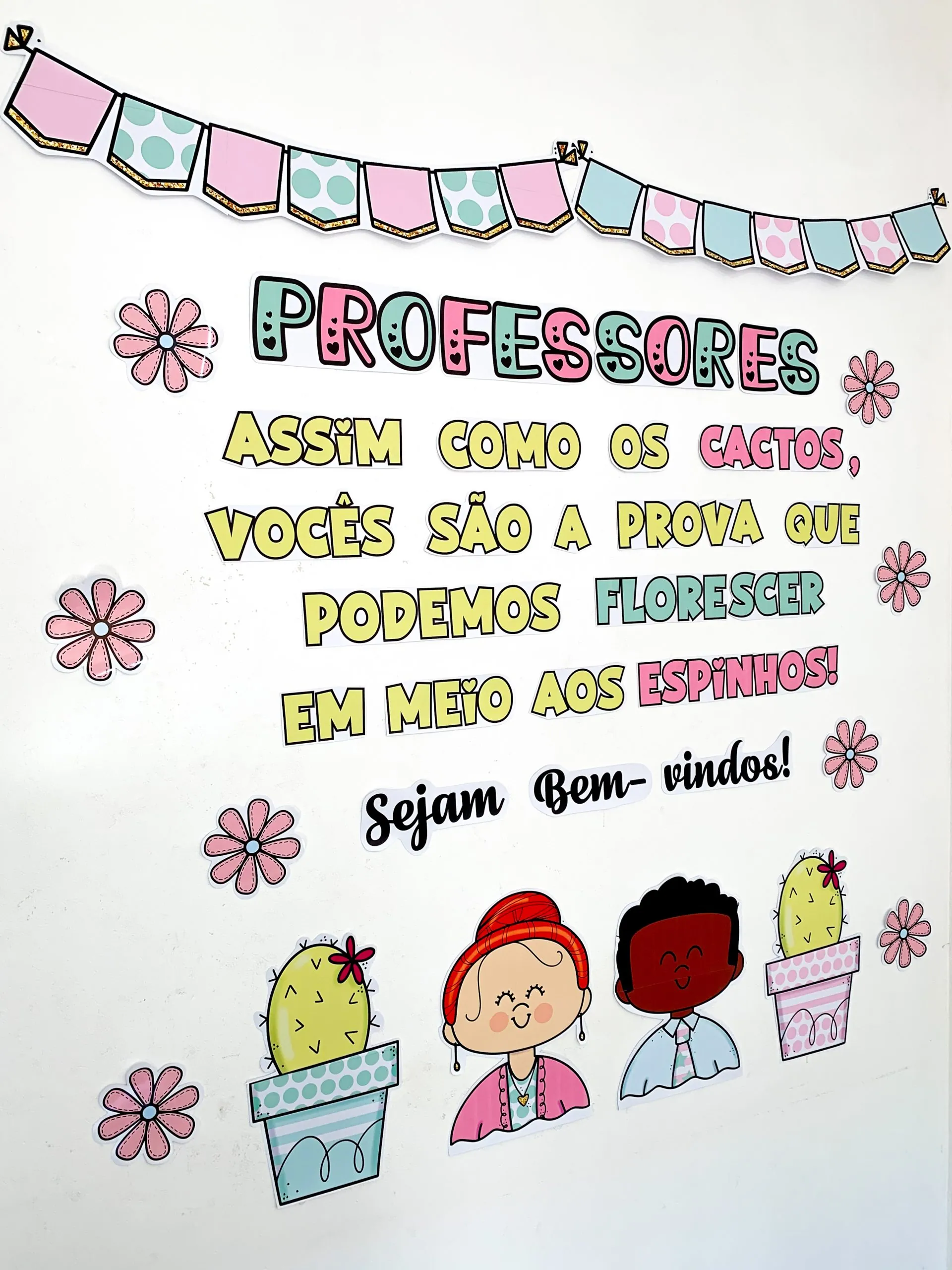 PAINEL BEM-VINDOS PROFESSORES 2 PAINEL BEM-VINDOS PROFESSORES - Imagem 2