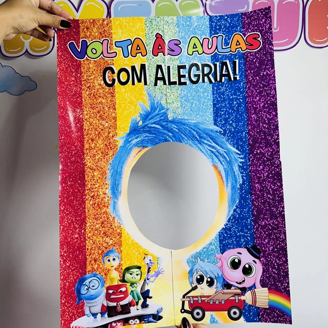 Rai Corujinha Recursos 21 MOLDURA PARA FOTO VOLTA ÀS AULAS - TEMA DIVERTIDA MENTE