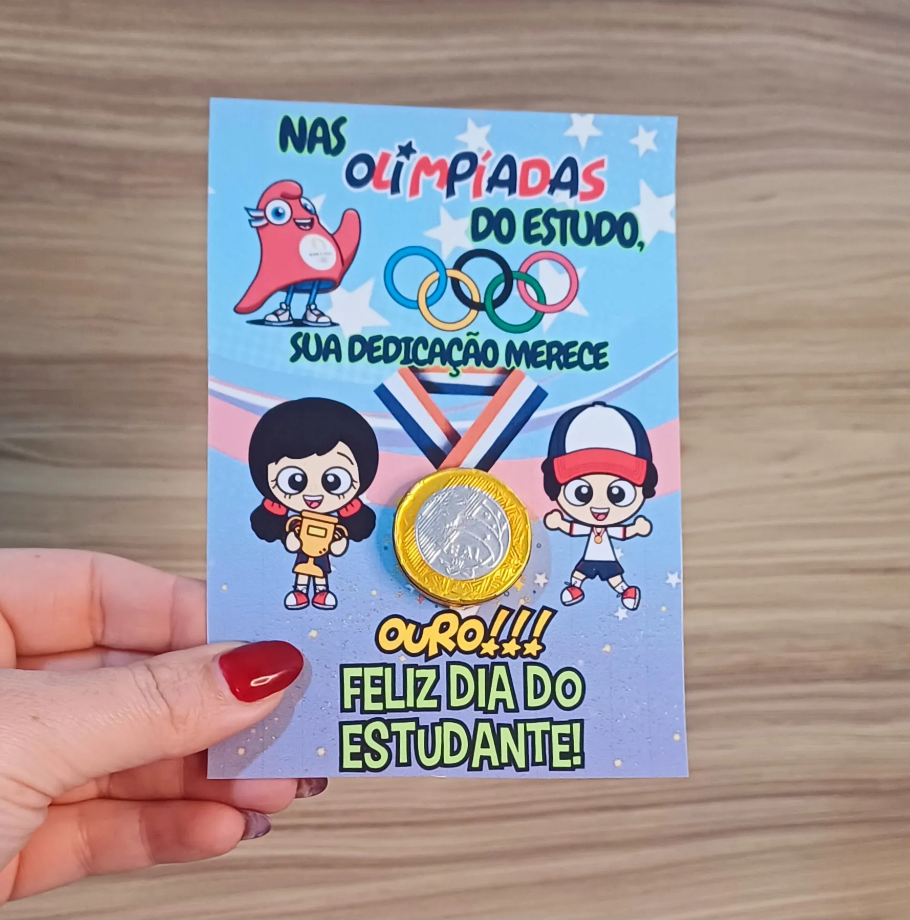 CARTÃO OURO DIA DO ESTUDANTE 2 CARTÃO OURO DIA DO ESTUDANTE - Imagem 2