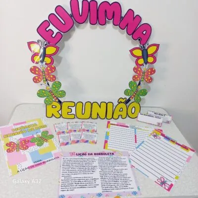 KIT REUNIÃO A LIÇÃO DE UMA BORBOLETA