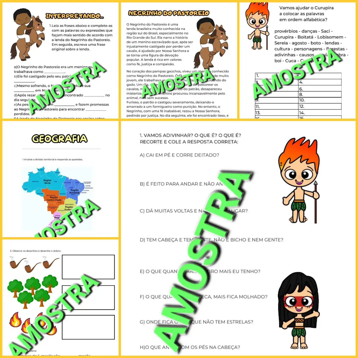 FOLCLORE ATIVIDADES INTERDISCIPLINARES 2 FOLCLORE ATIVIDADES INTERDISCIPLINARES - Imagem 2