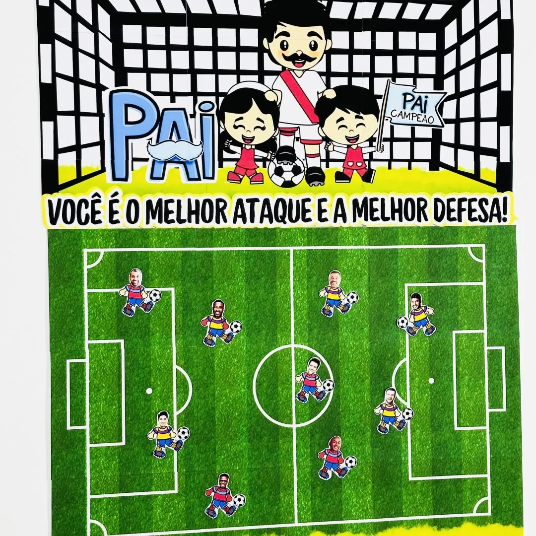 KIT DIA DOS PAIS COM PAINEL E LEMBRANCINHAS