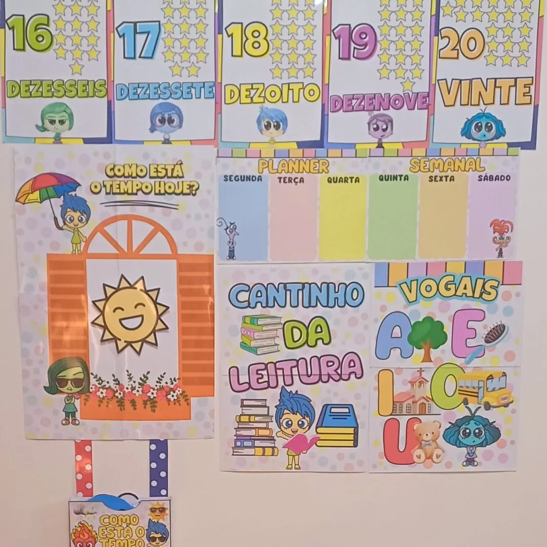 KIT ORGANIZAÇÃO DE SALA DIVERTIDAMENTE