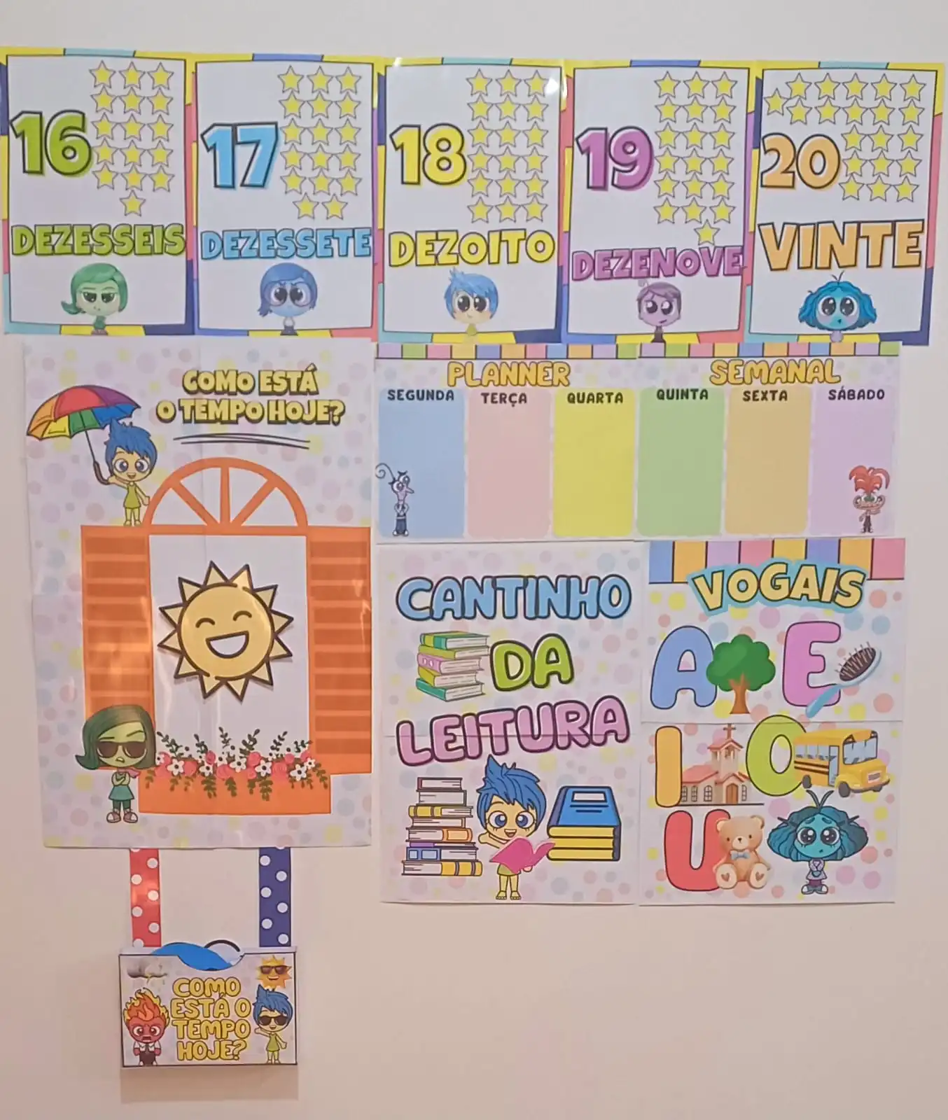 KIT ORGANIZAÇÃO DE SALA DIVERTIDAMENTE 1 KIT ORGANIZAÇÃO DE SALA DIVERTIDAMENTE