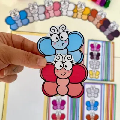 Rai Corujinha Recursos 20 BORBOLETAS DAS CORES