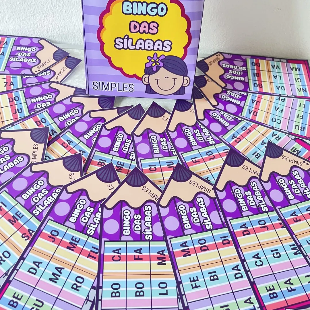 BINGO DAS SÍLABAS SIMPLES