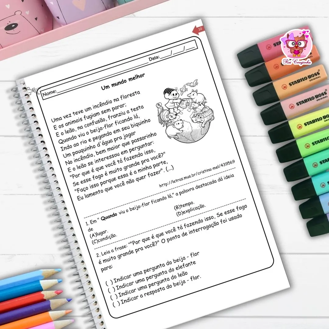 Caderno de atividades - Leitura e interpretação de textos 3 Caderno de atividades - Leitura e interpretação de textos - Imagem 3