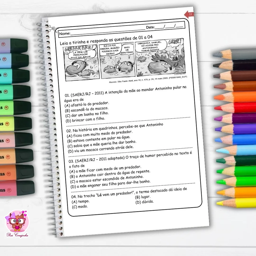 Caderno de atividades - Leitura e interpretação de textos 2 Caderno de atividades - Leitura e interpretação de textos - Imagem 2