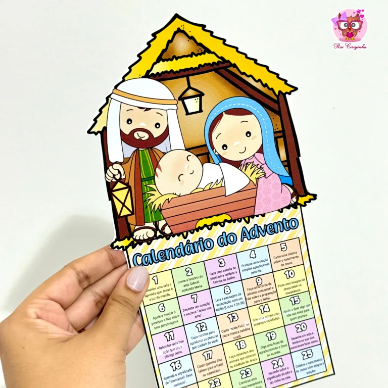 Rai Corujinha Recursos 26 Calendário do Advento Presépio