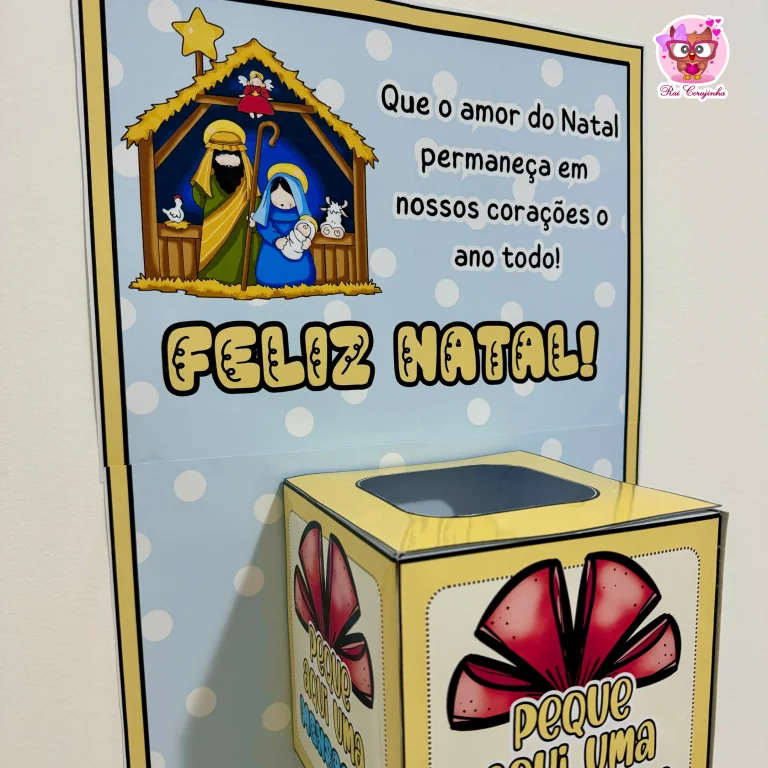 Rai Corujinha Recursos 16 Cartaz Mensagem de Natal