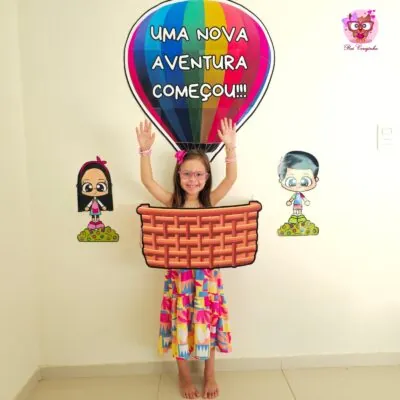 Rai Corujinha Recursos 29 MINI BALÃO VOLTA ÀS AULAS