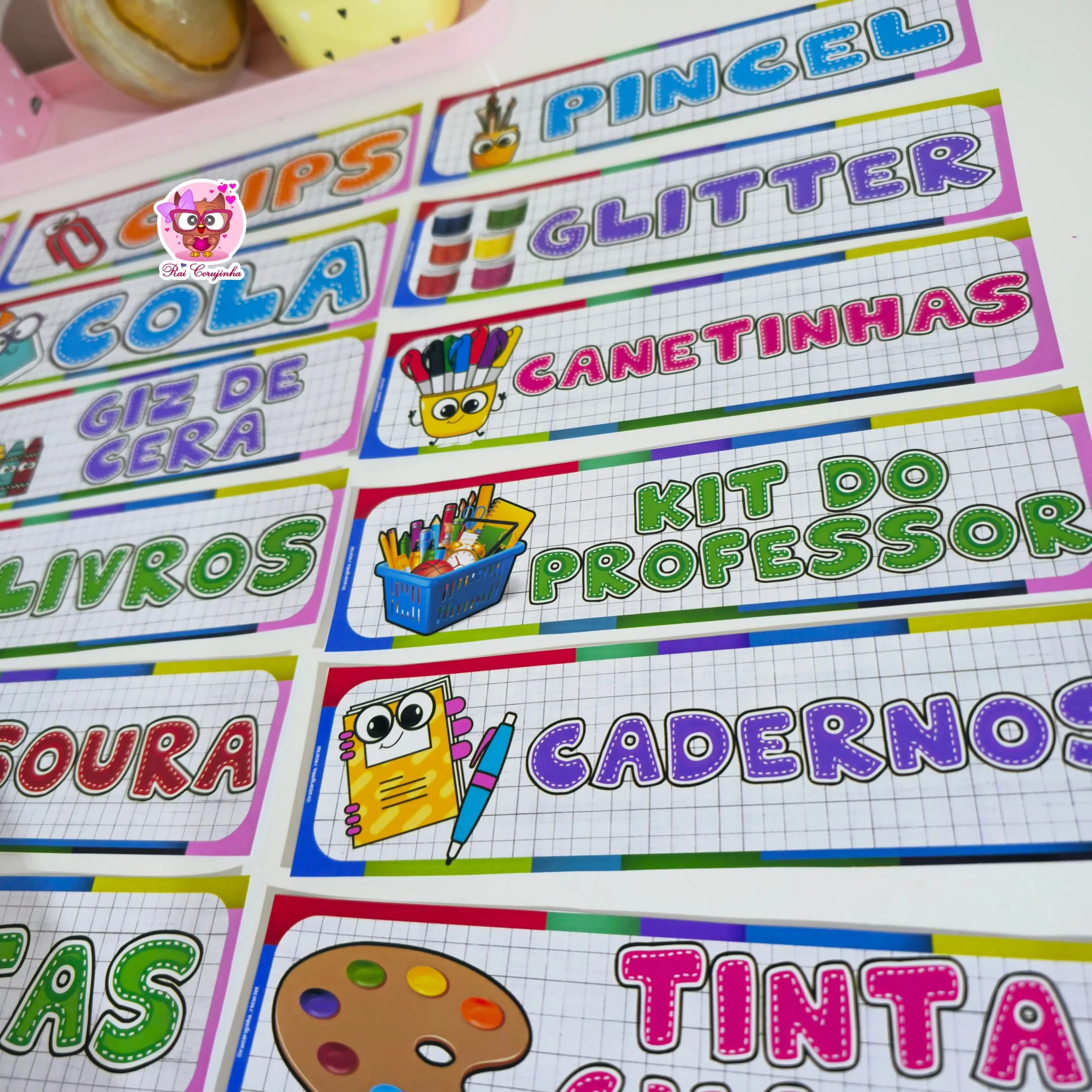 ETIQUETAS ORGANIZADORAS 2 ETIQUETAS ORGANIZADORAS - Imagem 2
