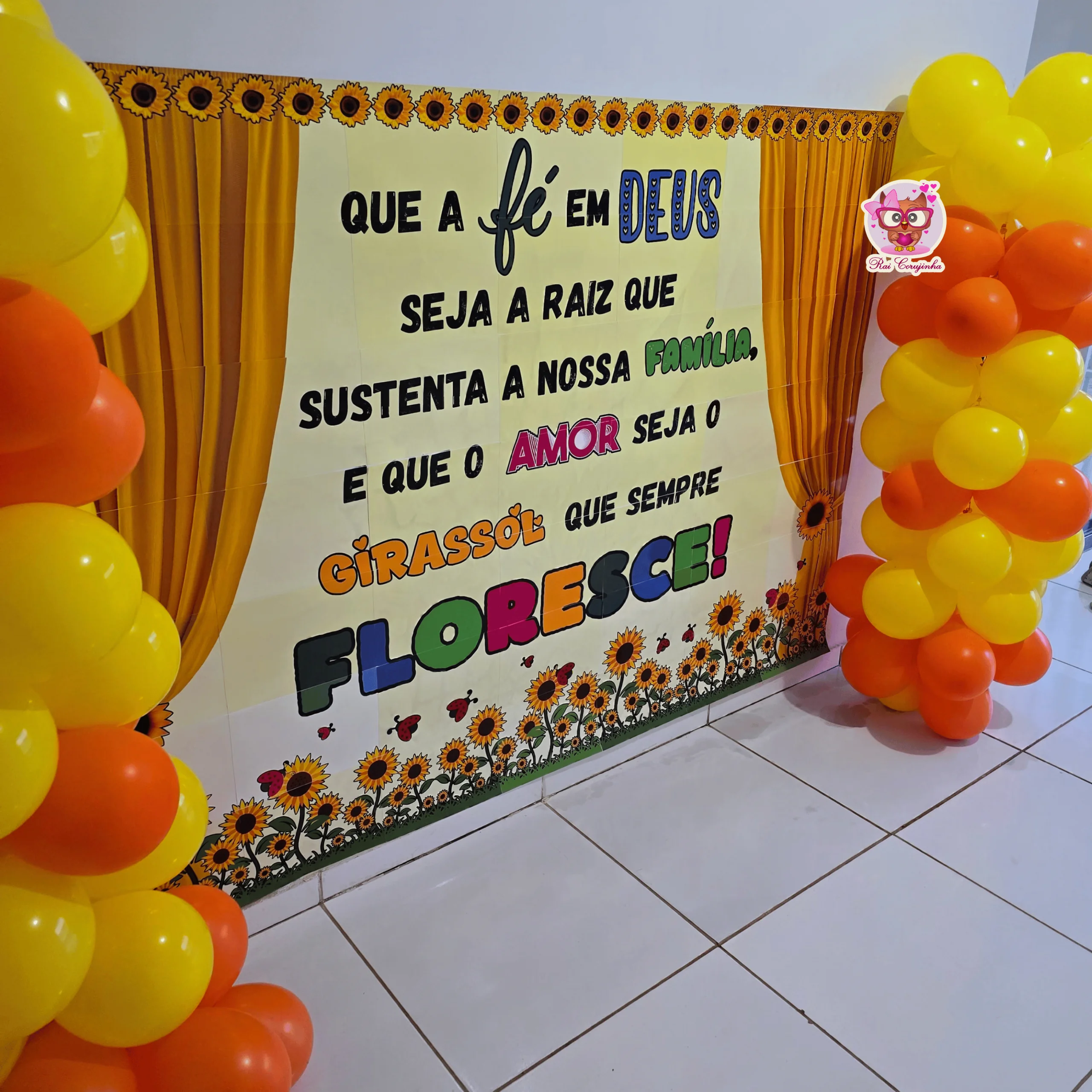 PAINEL DIA DA FAMÍLIA - GIRASSOL 4 PAINEL DIA DA FAMÍLIA - GIRASSOL