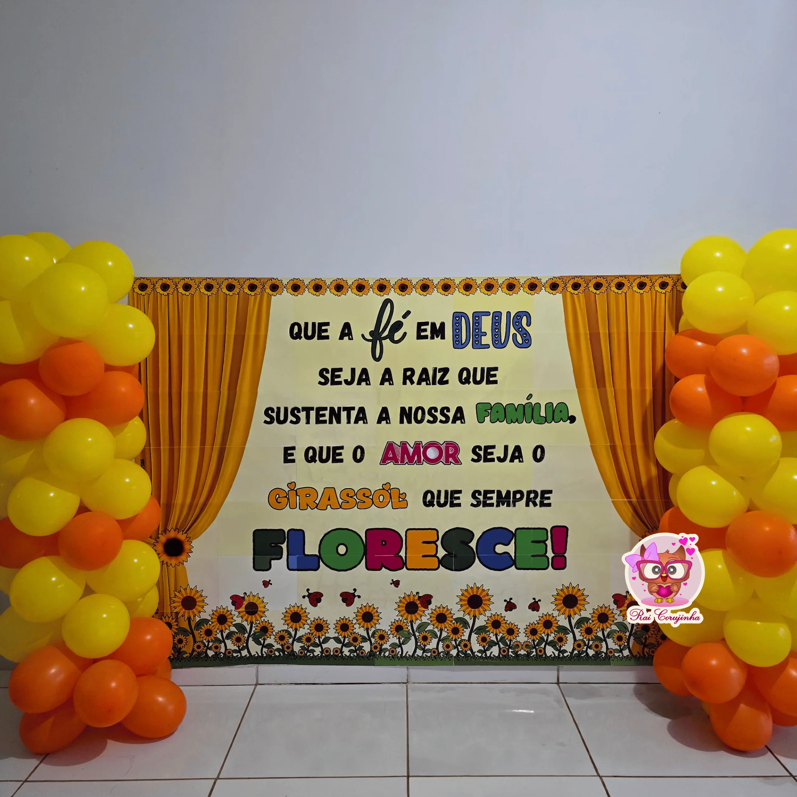 PAINEL DIA DA FAMÍLIA - GIRASSOL 3 PAINEL DIA DA FAMÍLIA - GIRASSOL