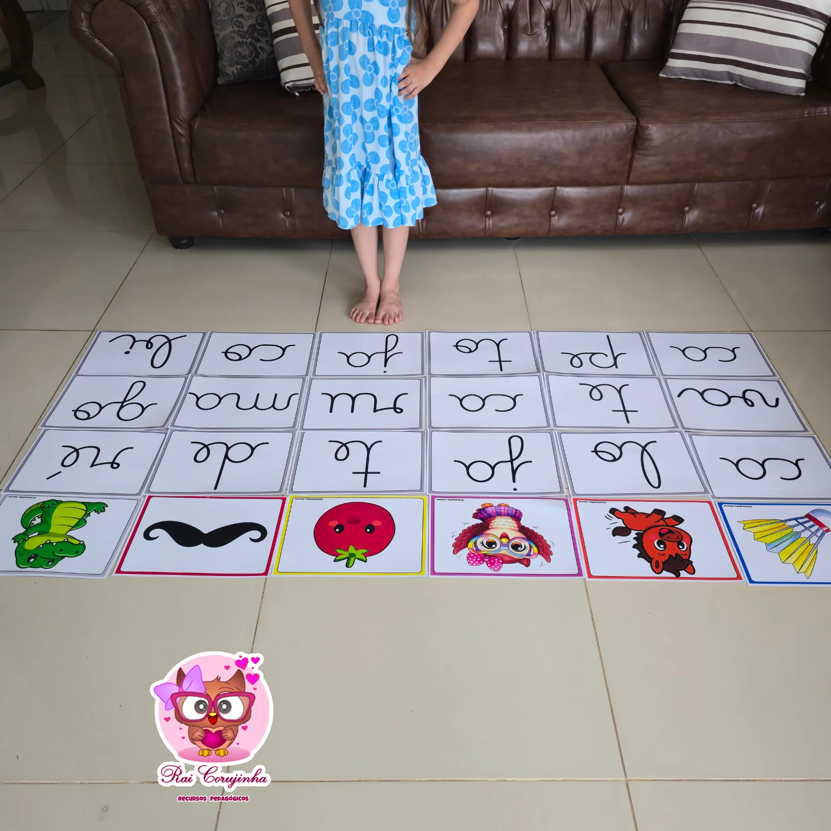 JOGO DAS SÍLABAS CURSIVAS ILUSTRADAS 6 JOGO DAS SÍLABAS CURSIVAS ILUSTRADAS